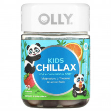 OLLY, Kids Chillax, солнечный щербет, 50 жевательных таблеток