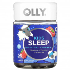 OLLY, Kids Sleep, малина, 50 жевательных таблеток