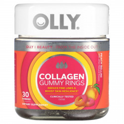 OLLY, Коллагеновые мармеладки, персиковый Bellini, 30 жевательных таблеток