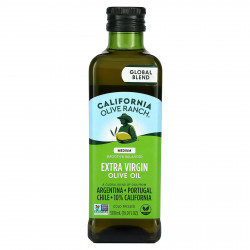 California Olive Ranch, Global Blend, Medium, нерафинированное оливковое масло высшего качества, 500 мл (16,9 жидк. унции)