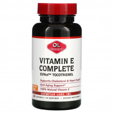 Olympian Labs, Комплекс с витамином Е, 60 мягких желатиновых капсул