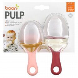 Boon, Пульпа, силиконовая кормушка, для детей старше 6 месяцев, 2 кормушки