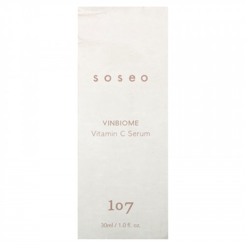 107 Beauty, Soseo Vinbiome, сыворотка с витамином C, 30 мл (1 жидк. Унция)