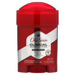 Old Spice, Clinical Sweat Defense, антиперспирант / дезодорант, для улучшения вкуса, 48 г (1,7 унции)
