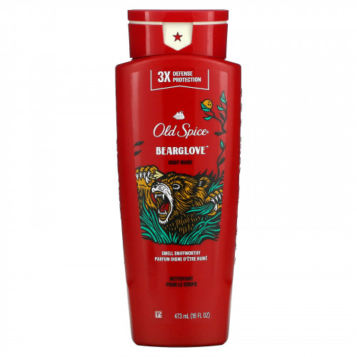 Old Spice, Гель для душа, Bearglove, 473 мл (16 жидк. Унций)