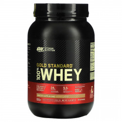 Optimum Nutrition, Gold Standard, 100% сыворотка, со вкусом мокка и капучино, 909 г (2 фунта)