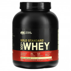 Optimum Nutrition, Gold Standard, 100% сыворотка, белый шоколад, 2,27 кг (5 фунтов)