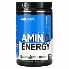 Optimum Nutrition, Essential Amin.O. Energy, голубая малина, 270 г (9,5 унций)