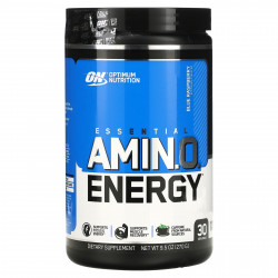 Optimum Nutrition, Essential Amin.O. Energy, голубая малина, 270 г (9,5 унций)