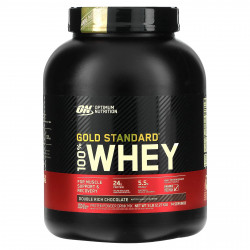 Optimum Nutrition, Gold Standard, 100% сыворотка, двойной шоколад, 2,27 кг (5 фунтов)