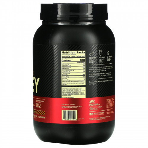 Optimum Nutrition, Gold Standard 100% Whey, шоколадно-арахисовая паста, 907 г (2 фунта)
