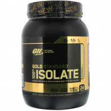 Optimum Nutrition, Gold Standard 100% Isolate, со вкусом ванили, 720 г (1,58 фунта)