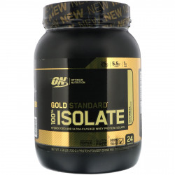 Optimum Nutrition, Gold Standard 100% Isolate, со вкусом ванили, 720 г (1,58 фунта)