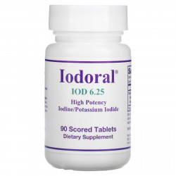 Optimox Corporation, Iodoral, ИОД, 6,25 мг, 90 делимых таблеток