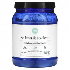 Ora, So Lean & So Clean, ежедневный растительный протеин из суперфудов, со вкусом ванильного и чая, 600 г (21,2 унции)