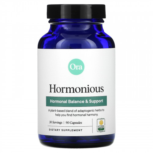 Ora, Hormonious, Гормональный баланс и поддержка, 90 капсул