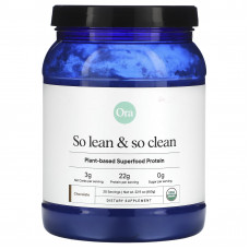 Ora, So Lean & So Clean, растительный протеин из суперфудов, со вкусом шоколада, 650 г (22,9 унции)