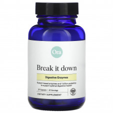 Ora, Break It Down, пищеварительные ферменты, 30 капсул