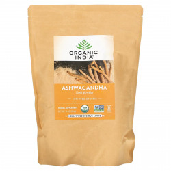 Organic India, Порошок из корня ашваганды, 454 г (16 унций)