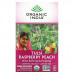 Organic India, Tulsi Raspberry Peach, без кофеина, 18 пакетиков для настоя, 34,2 г (1,21 унции)