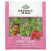 Organic India, чай с тулси, сладкая роза, без кофеина, 18 пакетиков, 28,8 г (1,01 унции)