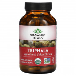 Organic India, Трифала, 180 вегетарианских капсул