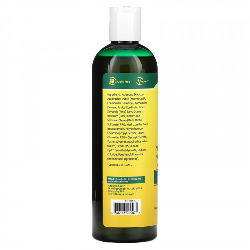 Organix South, TheraNeem Naturals, нежный терапевтический шампунь для всех типов волос и чувствительной кожи головы, 355 мл (12 жидк. Унций)