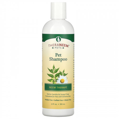 Organix South, TheraNeem Pets, Neem Therapé, шампунь для домашних животных, 12 жидких унций (360 мл)