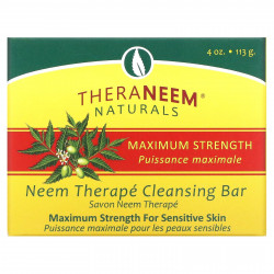 Organix South, TheraNeem Naturals, Neem Therapé, очищающее мыло, максимальная сила действия, 113 г (4 унции)