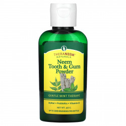 Organix South, TheraNeem Naturals, порошок для зубов и десен, ним и нежная мята, 40 г