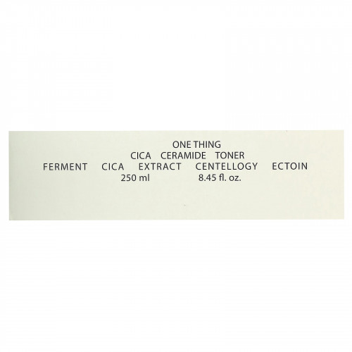 One Thing, CICA, тоник с керамидами, 250 мл (8,45 жидк. унции)