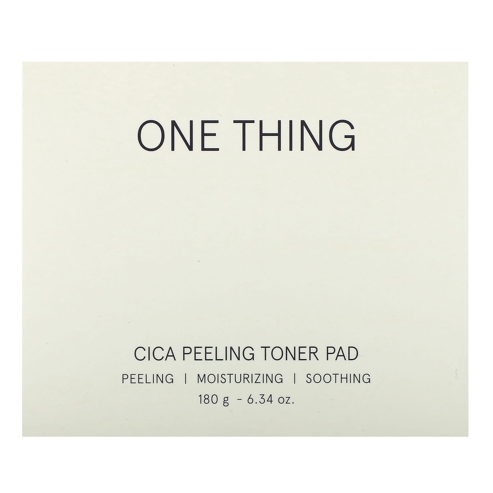 One Thing, Cica, пилинг-тонер, таможня, 180 г (6,34 унции)