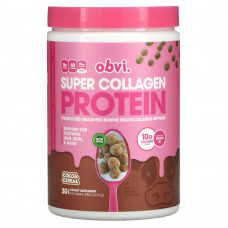 Obvi, Super Collagen Protein, какао-хлопья, 390 г (13,79 унции)