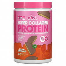 Obvi, Super Collagen Protein, чашки с арахисовой пастой, 387 г (13,65 унции)
