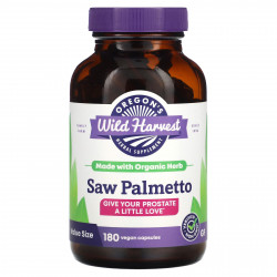 Oregons Wild Harvest, Saw Palmetto, 180 веганских капсул