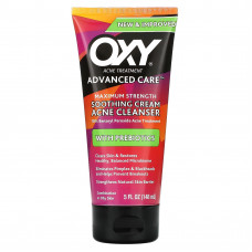 Oxy Skin Care, Успокаивающий крем для очищения от акне с пребиотиками, максимальная сила действия, 148 мл (5 жидк. Унций)