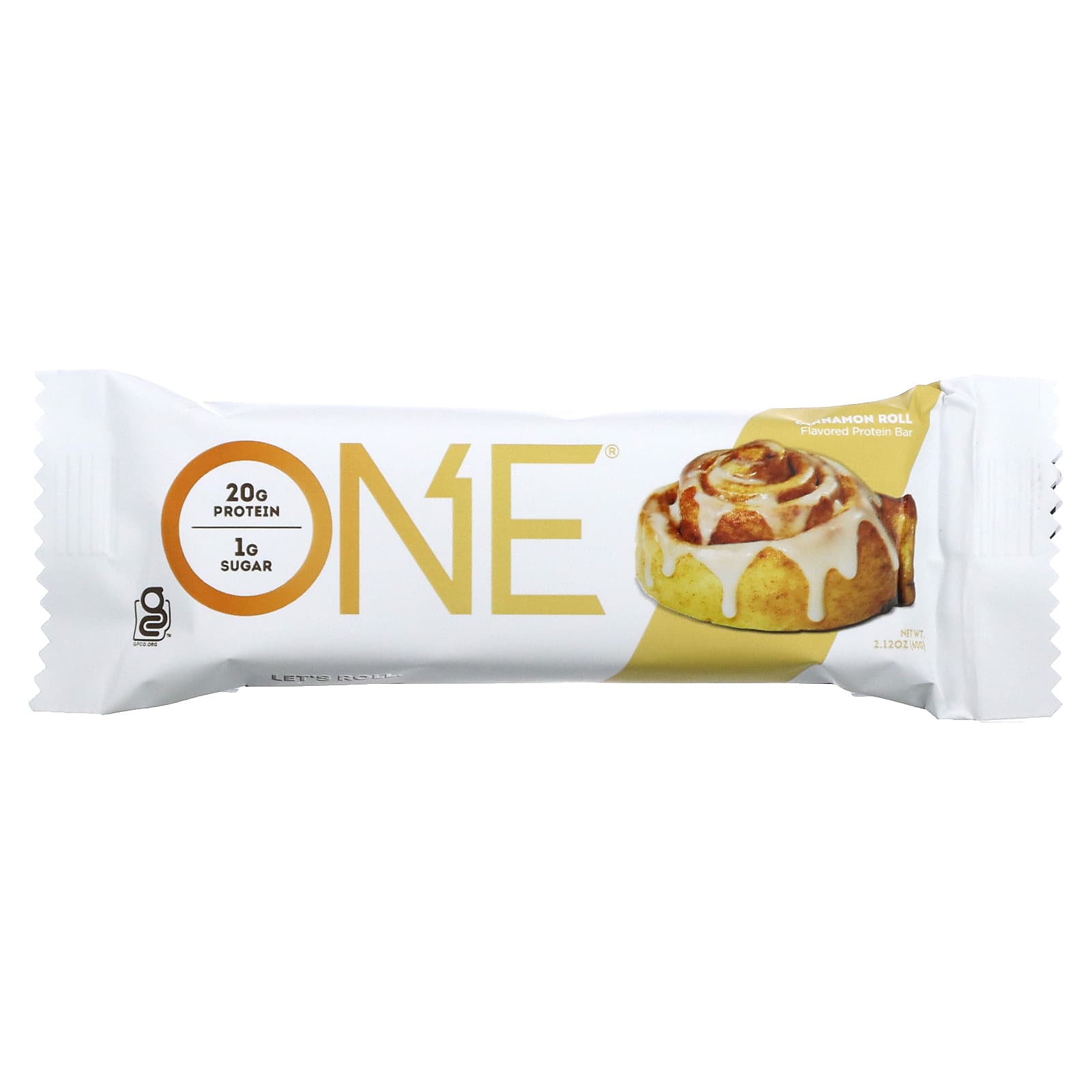 One Brands, ONE Bar, булочка с корицей, 12 батончиков по 60 г (2,12 унции)