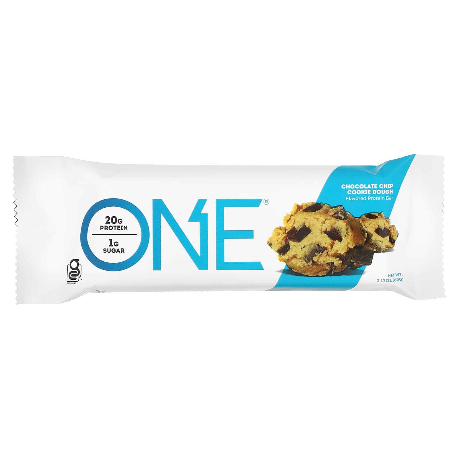 One Brands, ONE Bar, батончики с шоколадной крошкой Cookie Dough, 12 батончиков, 60 г (2,12 унции) каждый