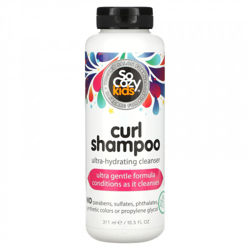SoCozy, Kids, Curl Shampoo, шампунь для детей, ультраувлажнение и очищение, 311 мл (10,5 жидк. унции)