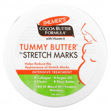 Palmers, Формула с какао-маслом, масло для живота Tummy Butter, против растяжек, 125 г (4,4 унции)