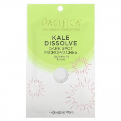 Pacifica, Kale Dissolve, микропатрицы с темными пятнами, 4 пластыря для микроиглы