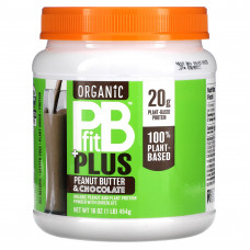 PBfit, Organic PB Fit Plus, арахисовая паста и шоколад, 454 г (1 фунт)