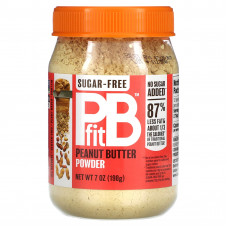 PBfit, Арахисовая паста в порошке, без сахара, 198 г (7 унций)