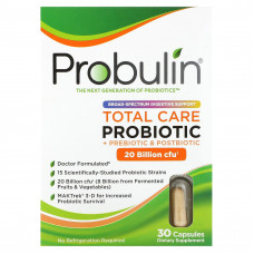 Probulin, Total Care, пробиотик, 20 млрд КОЕ, 30 капсул