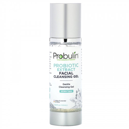 Probulin, Очищающий гель с пробиотическим экстрактом для лица, 100 мл (3,38 жидк. Унции)