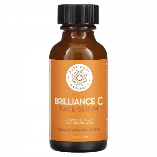 Pure Body Naturals, Brilliance C, сыворотка для лица, 30 мл (1 жидк. унция)