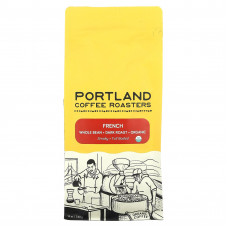 Portland Coffee Roasters, Органический кофе, французский кофе, цельные зерна, темная обжарка, 340 г (12 унций)