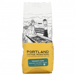 Portland Coffee Roasters, Органический кофе, цельные зерна, легкая обжарка, песня Танагера, 907 г (2 фунта)