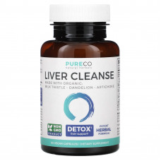 Pure Co., Liver Cleanse, 60 веганских капсул