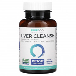 Pure Co., Liver Cleanse, 60 веганских капсул